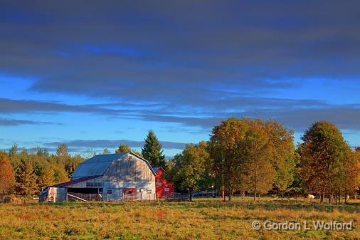 Shadowed Barn_08486.jpg - Photographed near Ottawa, Ontario, Canada.